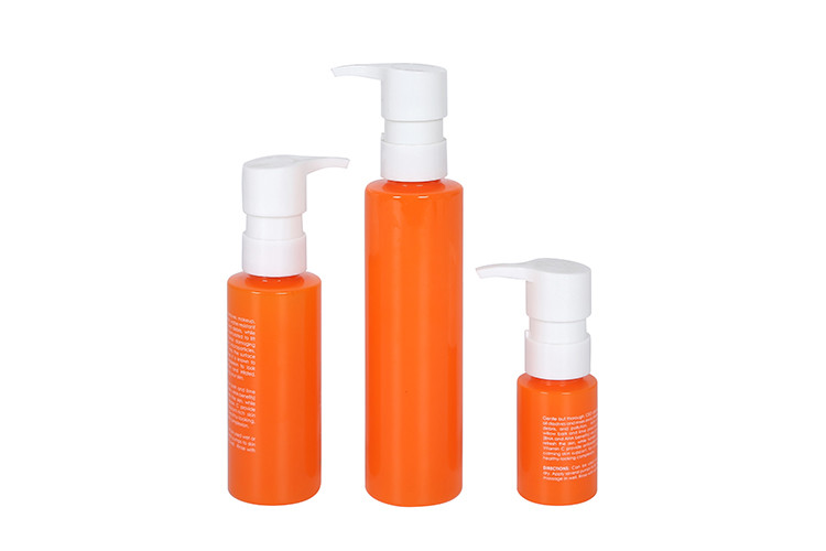 Orange Color 30ml 100ml 150ml Luxury Cosmetic Containers