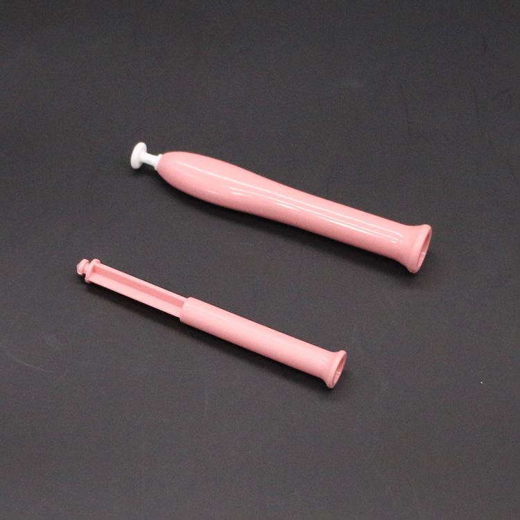 Medicine PP Collar Disposable Vaginal Suppository Applicators Boric Acid Suppositories