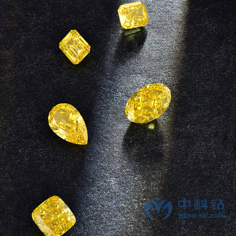 18K Real Gold DEF VS Lab Grown Diamond Ring Custom Fine Jewelry