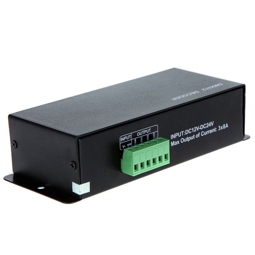 DMX512 LED Tape Dmx Decoder 3 Channel RGB 4 Channel RGBW With CE Certified
