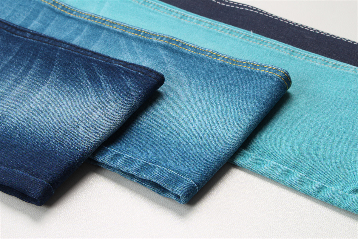 Cross Slubs Stretch Denim Fabric At Very Economical Prices