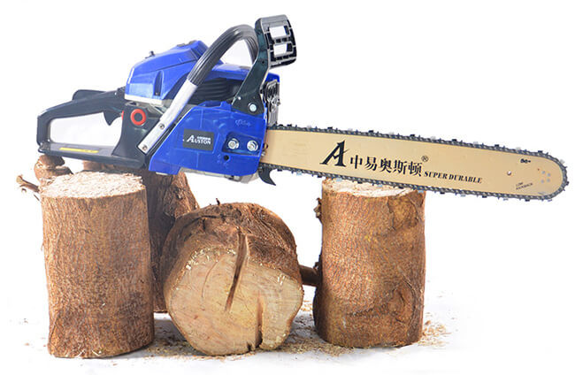 20 Inch Petrol Chain Saw 54.6CC Chinese Gas Powered Chainsaw 2.5KW