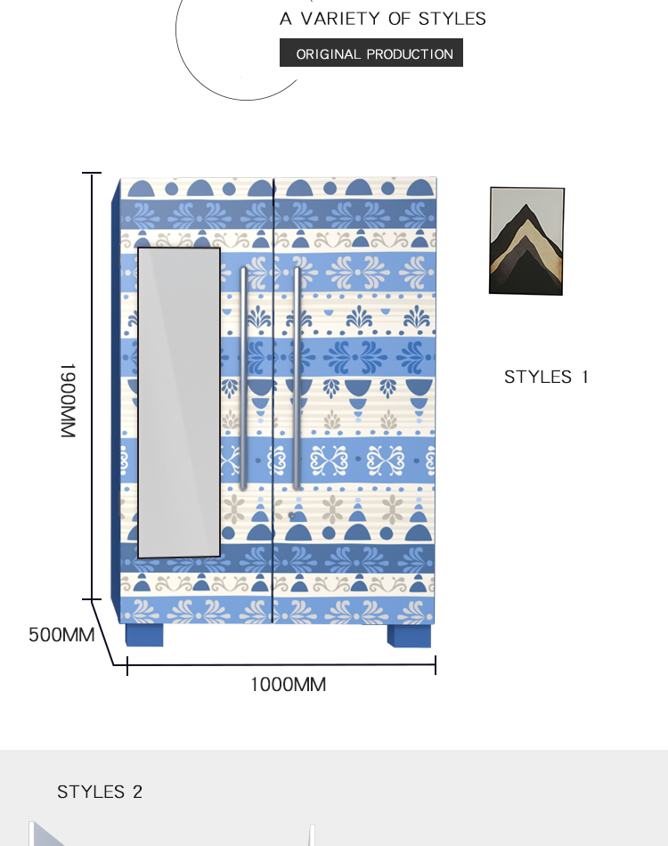 Cold Rolled Steel BV 2 Door Metal Storage Cabinet 0.5mm To 1.2mm