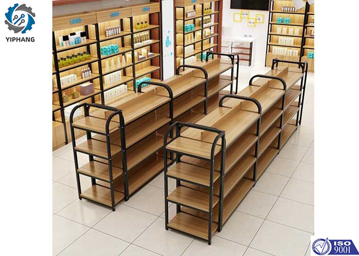 3-6 Layers Gondola Metal Retail Shelving Display Racks ISO9001