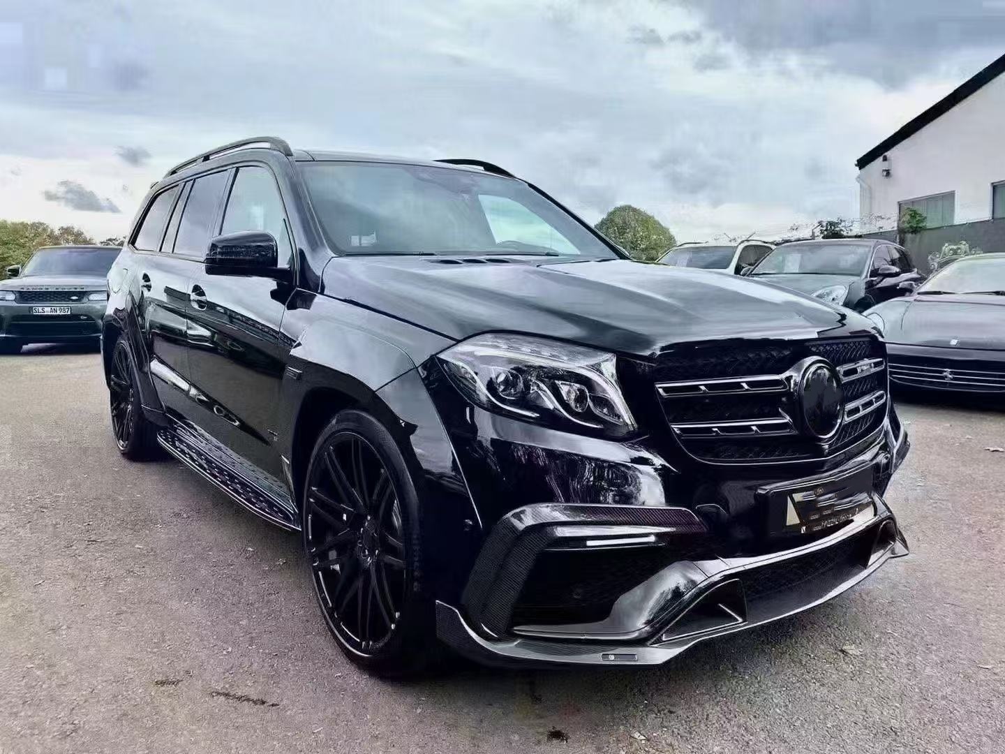 X166 Mercedes Wide Body Kit GLS450 GLS63 2015 Front Lip Spoiler Widebody Kit