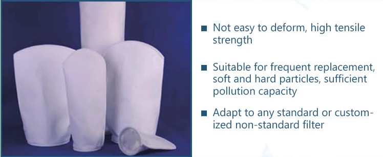 Nylon PE PP Oil Removal Liquid Filter Bag Cylinder Shape Eco - Friendly