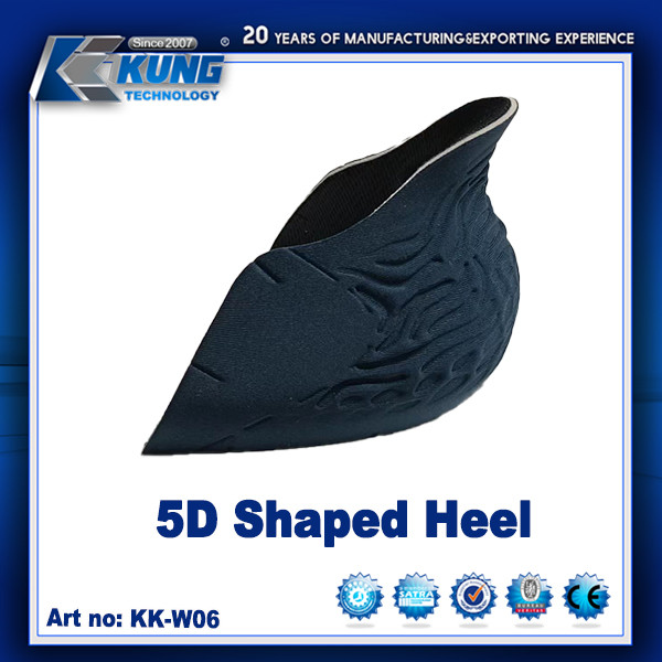 5D Shaped Running Shoe Heel , Multipurpose Plastic Shoe Decorations