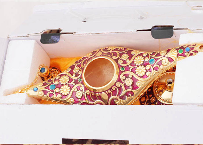 Metal Material Home Decorations Crafts Arab Cultural Commemorative Aladdin's Magic Lamp