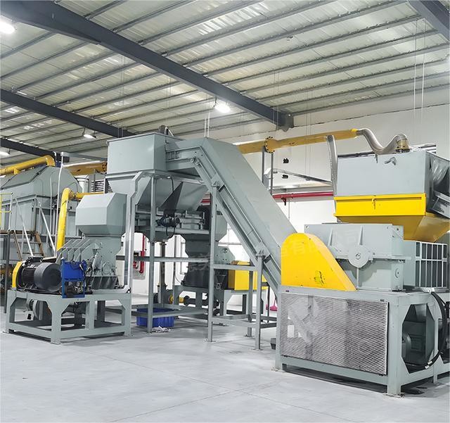 Waste Lithium Lead Acid Battery Recycling Machine Battery Scrap Recycling Plant Crushing Line