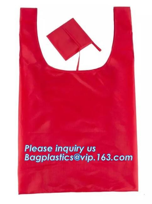 Promotion Custom Eco Friendly Sublimation Polyester Folding Shopping Bag,Promotional Sports Gym Sack Polyester Drawstrin