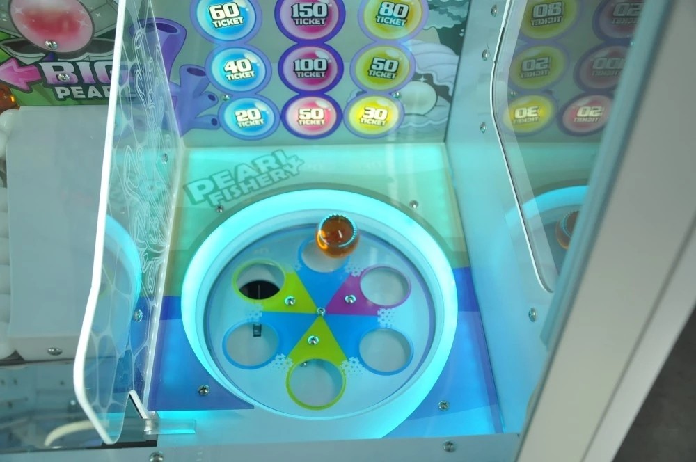 Ocean Elf Video Redemption Arcade Machines Coin Operated Pearl Fisher Ball Pusher