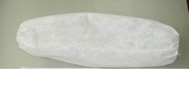 Blue Nonwoven Disposable Sleeve Covers Arm Protectors Oil Proof With Knitted Cuff