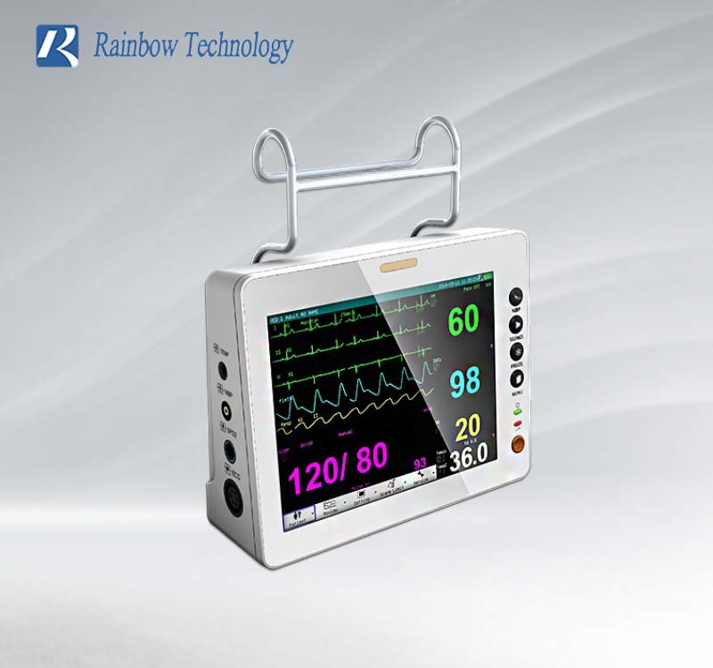 Lightweight 8 Inch Multi Parameter Portable Patient Monitor