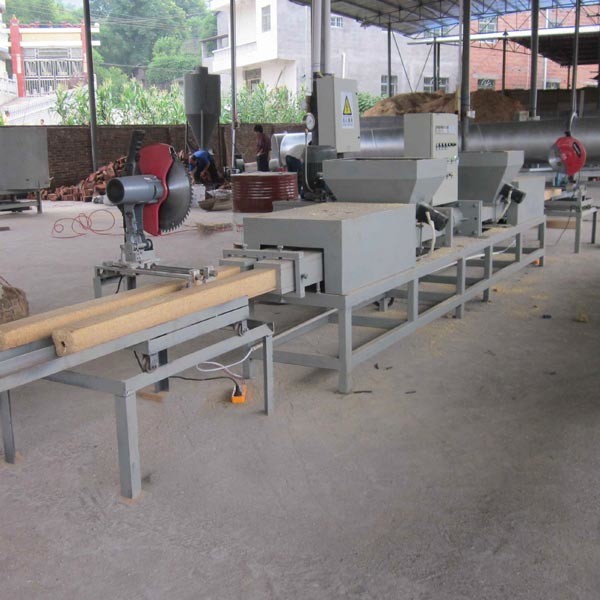 Automatic Sawdust Wood Pallet Block Extruder Machine