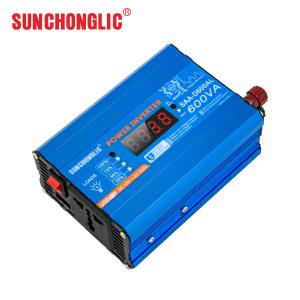 600w Car Power Inverter For On The Go Converts 12v Dc To 220v Ac With Modified