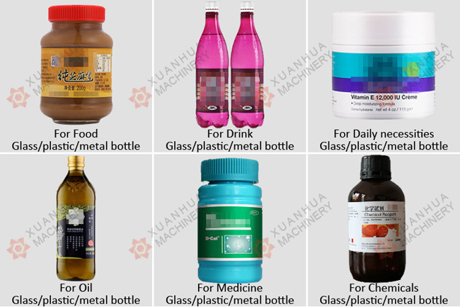 MRL-50 Small 60ml e Liquid Vertical Round Glass Pet Water Wine Bottle Labeling Machine