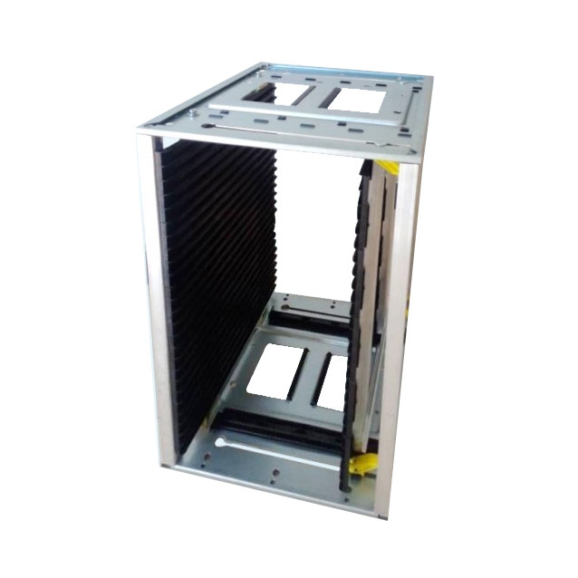 Adjustable ESD SMT / PCB Rack Storage High Stability PCB Magazine Rack