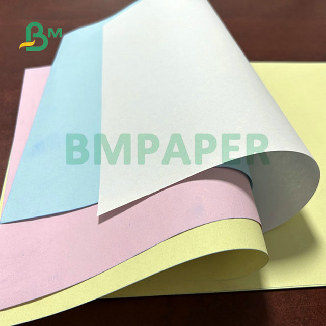  50g 55g 60g 70g 80g NCR Pink Blue Yellow 60GSM Middle 860X610MM For Offset Printing 