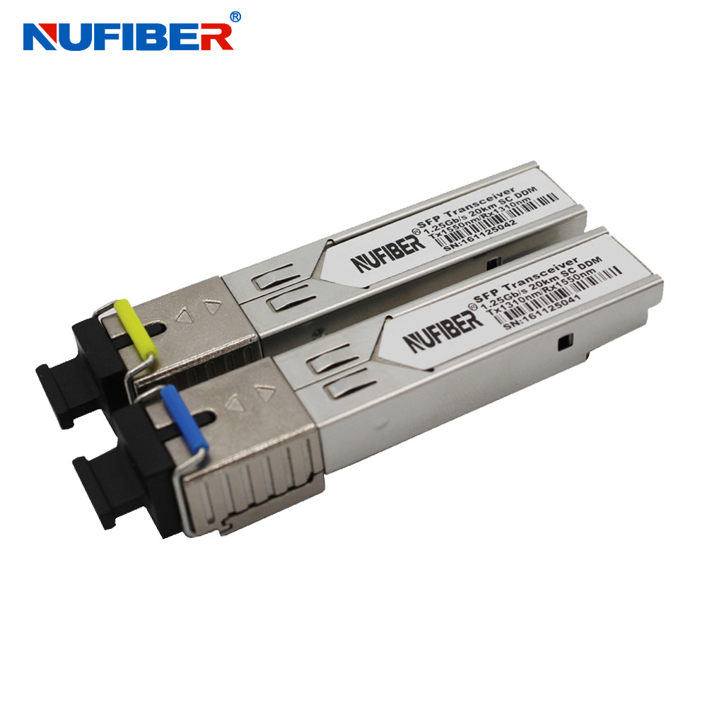 1.25G 20km Bidi SC 1310nm 1550nm SFP Optical Module