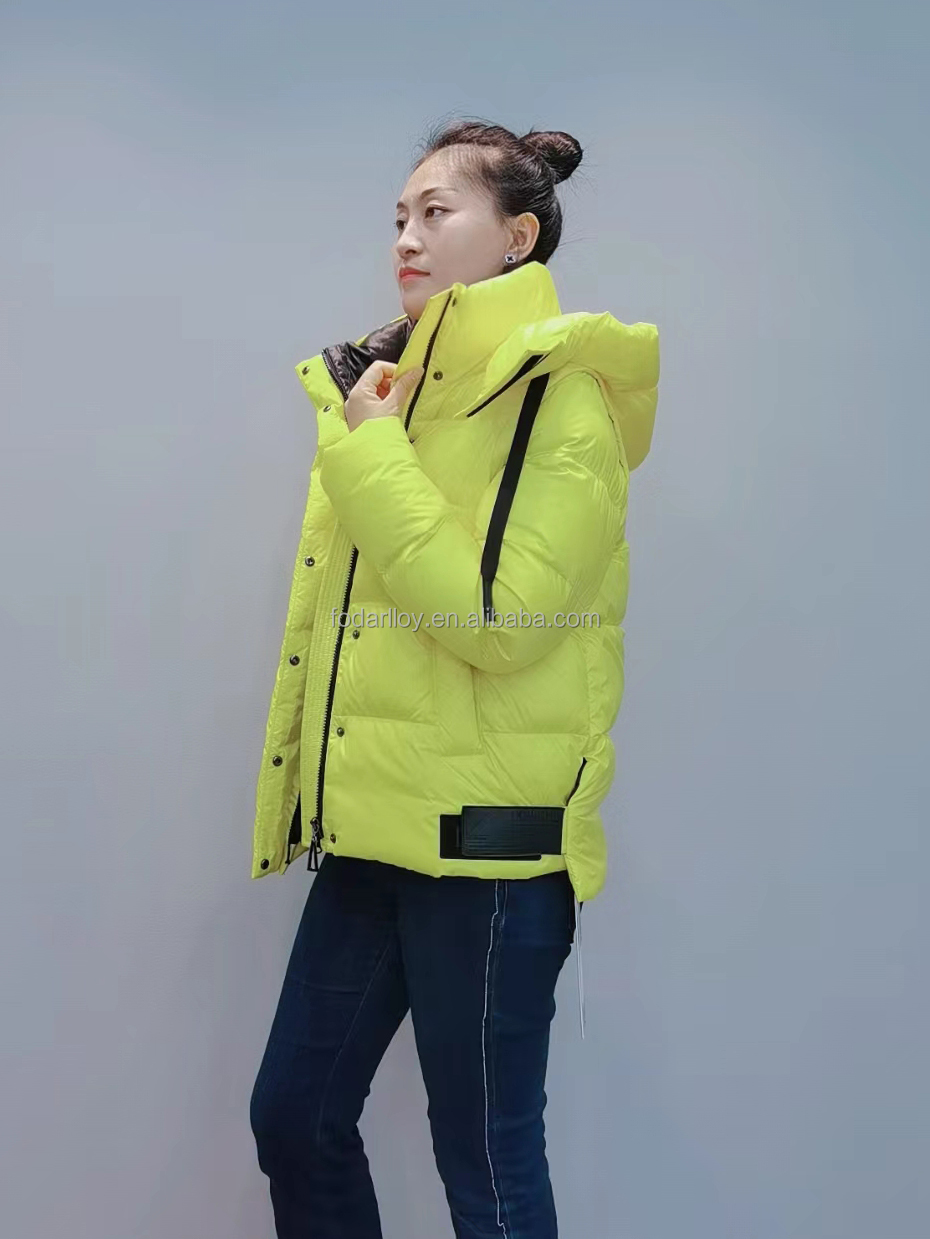 FODARLLOY F21163 Ladies Warm Hooded Cotton-padded Clothes Women Slim Long Winter Jackets Women Coats