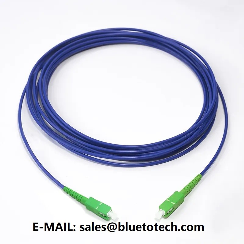 2mm Armored Fiber Optic Patch Cord SC/UPC To SC/UPC 3mm Fiber Optic Armroed Patch Cable 3.0mm Single Mode Simplex