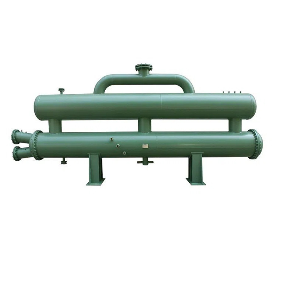 Titanium Shell And Tube Heat Exchanger / Water Cooled Condenser ISO
