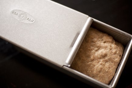 RK Bakeware China- Custom Made Aluminum Toast Bread Pan / 350g Loaf Pan Hard Anodized Coating