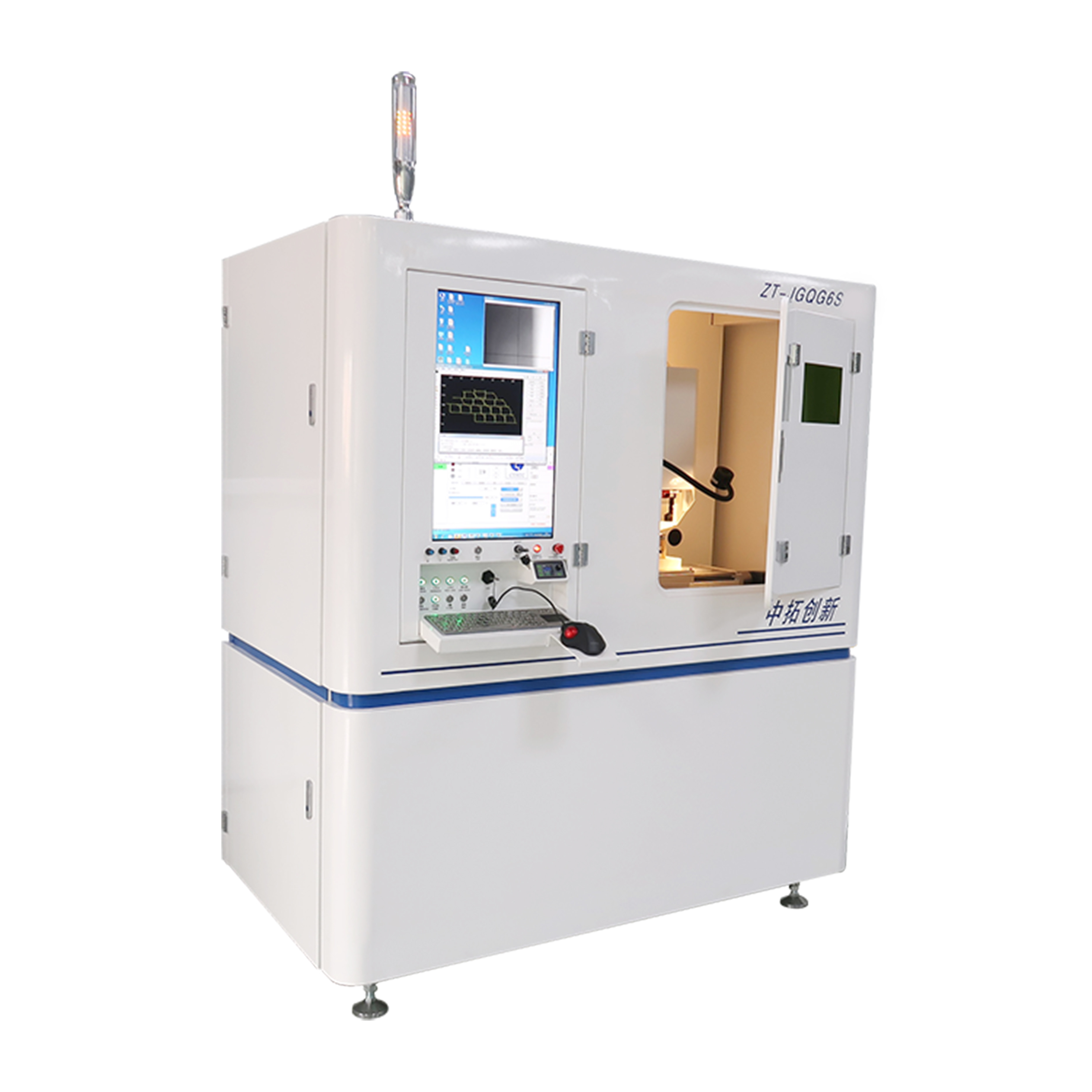 Metal 2.0mm Thickness CNC Fiber Laser Cutting Machine Ultra Hard 380V