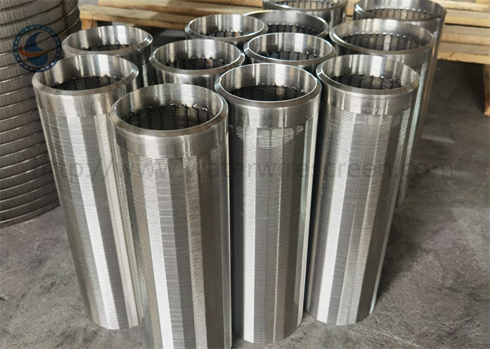 25 - 1027 mm Diameter Water Well Wire Wrapped Screen For Sand FIlter