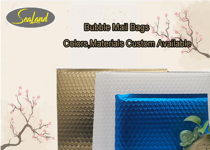 Color Custom Shockproof Bubble Mail Bag Waterproof Dustrproof Tearproof