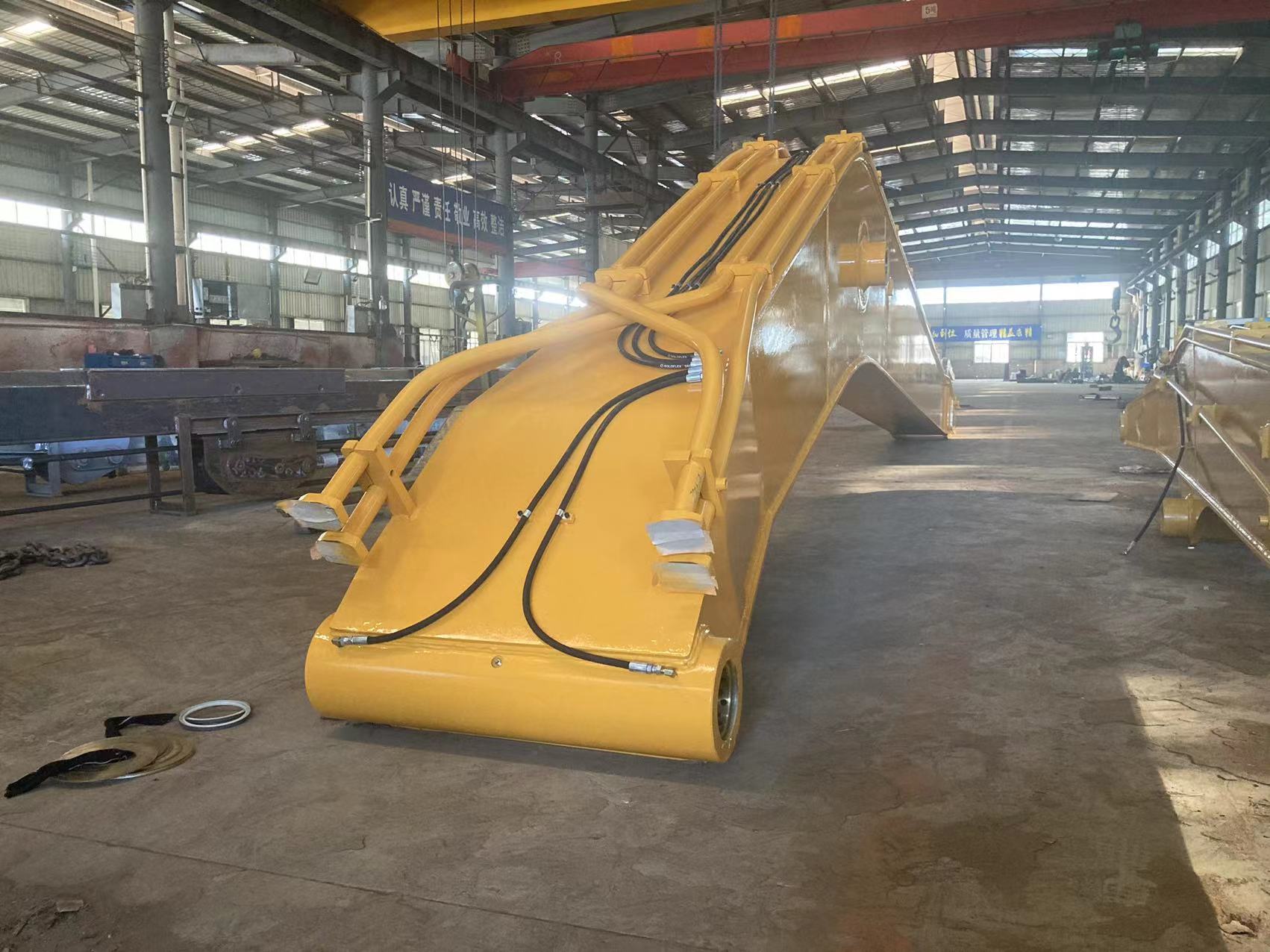 Custom Long Reach Boom Arm for Excavator , Excavator Attachments Long Reach Arm