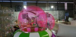 Children Size Inflatable Walk On Water Ball , Inflatable Hamster Ball