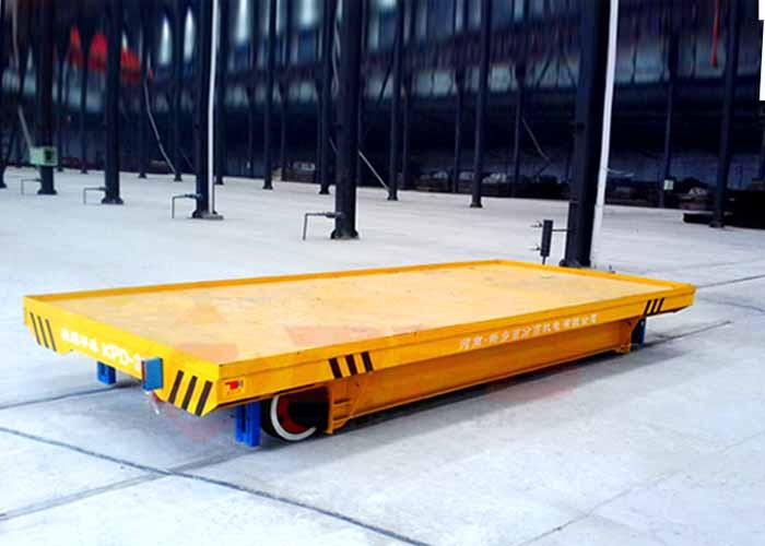 KPD-16T Steel box beam flatbed body motorized transfer trolleys