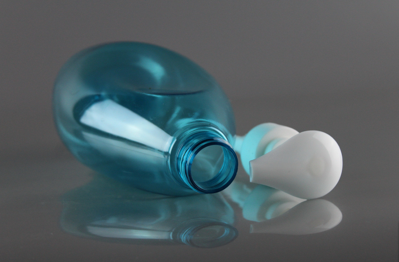 Foaming Hand Sanitizer packing bottle 500 ml in blue color plastic hand sanitizer pump empty bottles