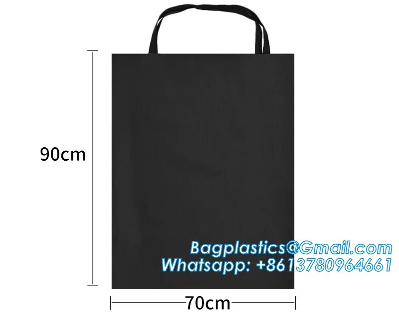 Extra Large Moving Bags, 4 Pack Heavy Duty Totes For Storage with Visible Window, Wrap Around Handles, Storage Bag