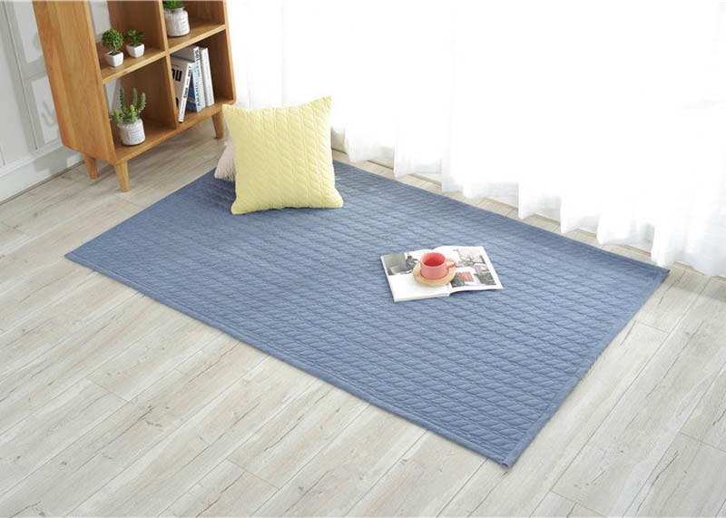 Hand Made cotton door mats , Study carpet mat for living room Customized