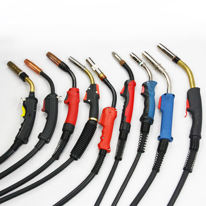 Gas Cooled Mig Welding Torch M150 Optimum Cooling For External Using Life