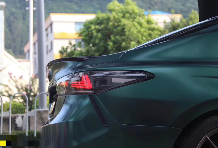 Swipeable Air Release Matte Car Vinyl Wrap Sapphire Green Metallic Effect