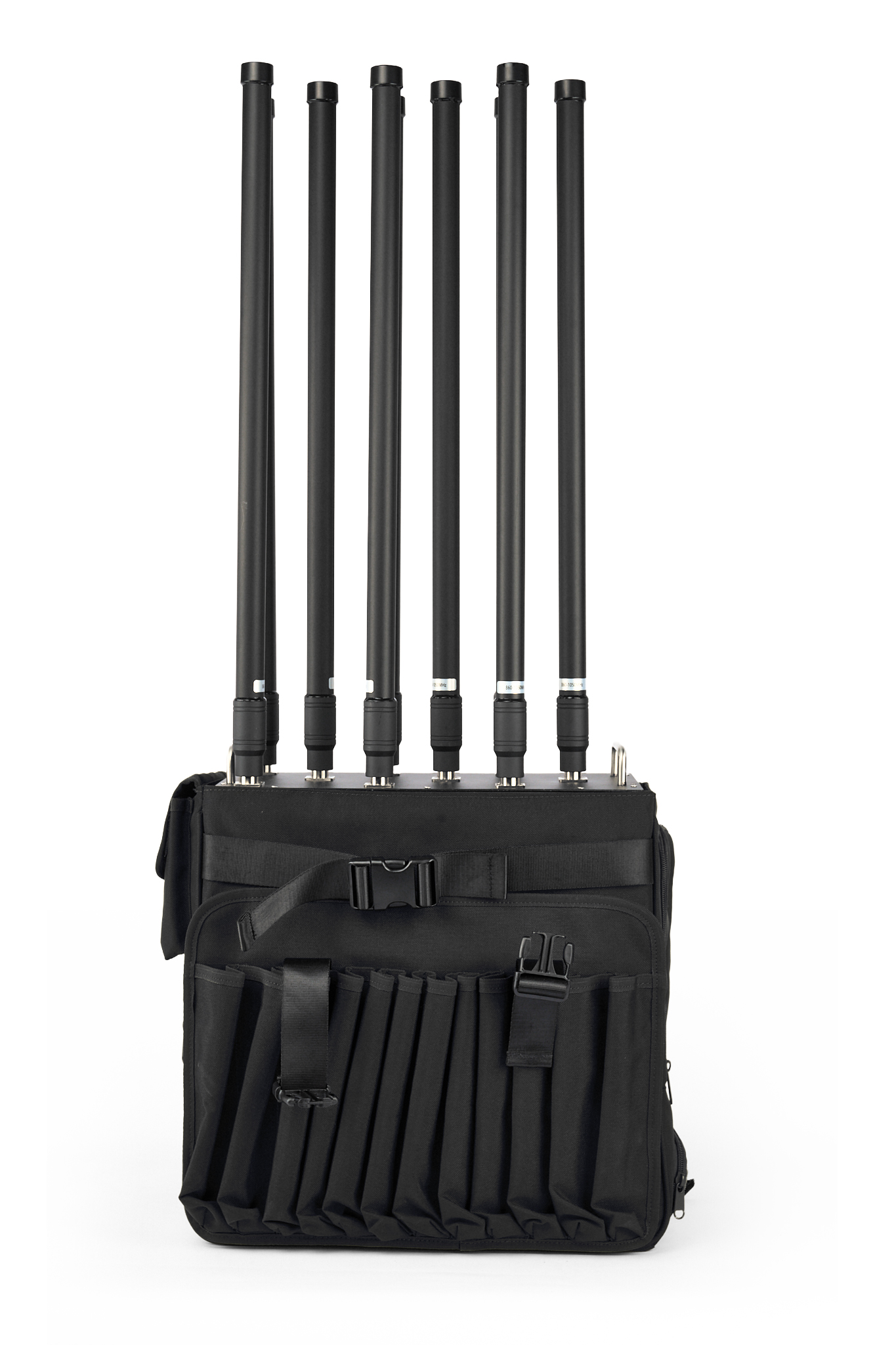 8Channel Anti Drone Backpack Manpack Jammer With Detector 5825-5852MHz 50W