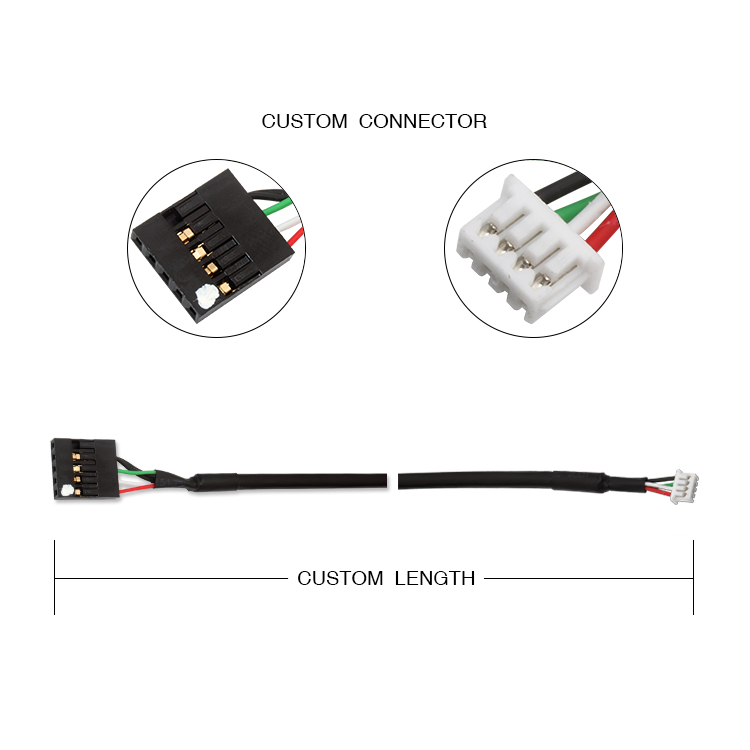 JST ZH 4 Pin Wire Harness
