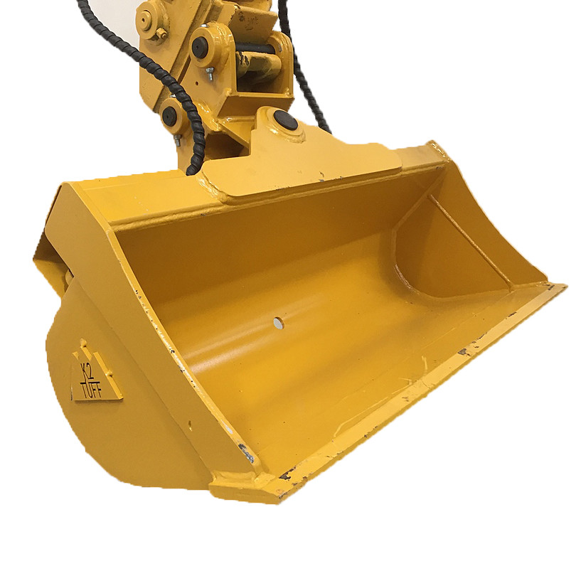 High Strength Alloy Excavator Tilt Bucket With Double Cutting Edges