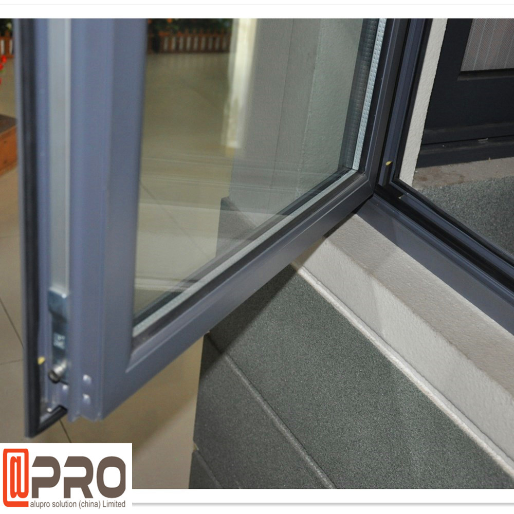 double glass casement window,wood aluminium casement window,aluminum casement window handle