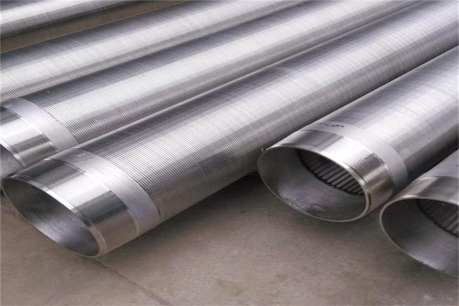 Anti Rust V Wire Screen Pipe Non Magnetic Easy Installation Wire Wrapped Pipe