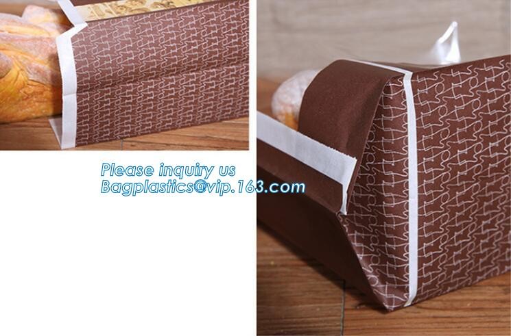 shopper carrier, pac Design Eco-friendly Plastic Bakery Bags Clear Wedding Cake Pastry Cupcake Slice Bread Packaging Bag