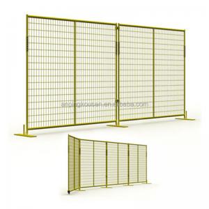 China Hot Dipped Galvanzied Australia Outdoor Temporary Fence Silver Security Fence Panels on sale