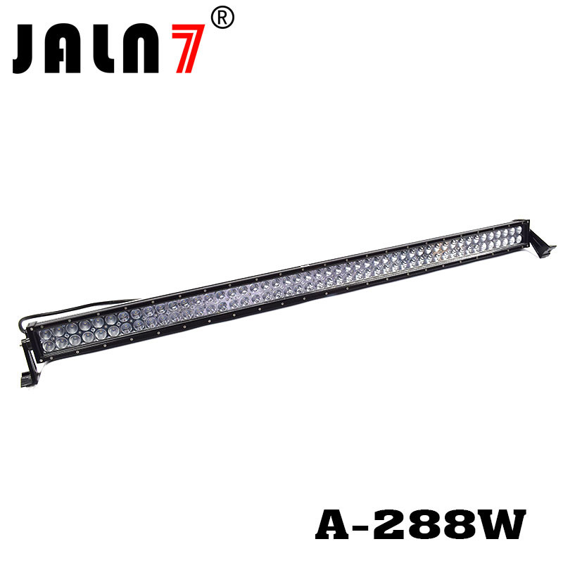 LED Light Bar JALN7 50Inch 288W Spot Flood Combo LED Driving Lamp Super Bright Off Road Lights LED Work Light Boat Jeep