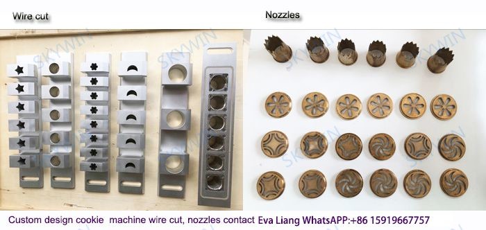 Wire Cut And Deposit PLC Control Cookies Making Machine 100-200kg/h Capacity