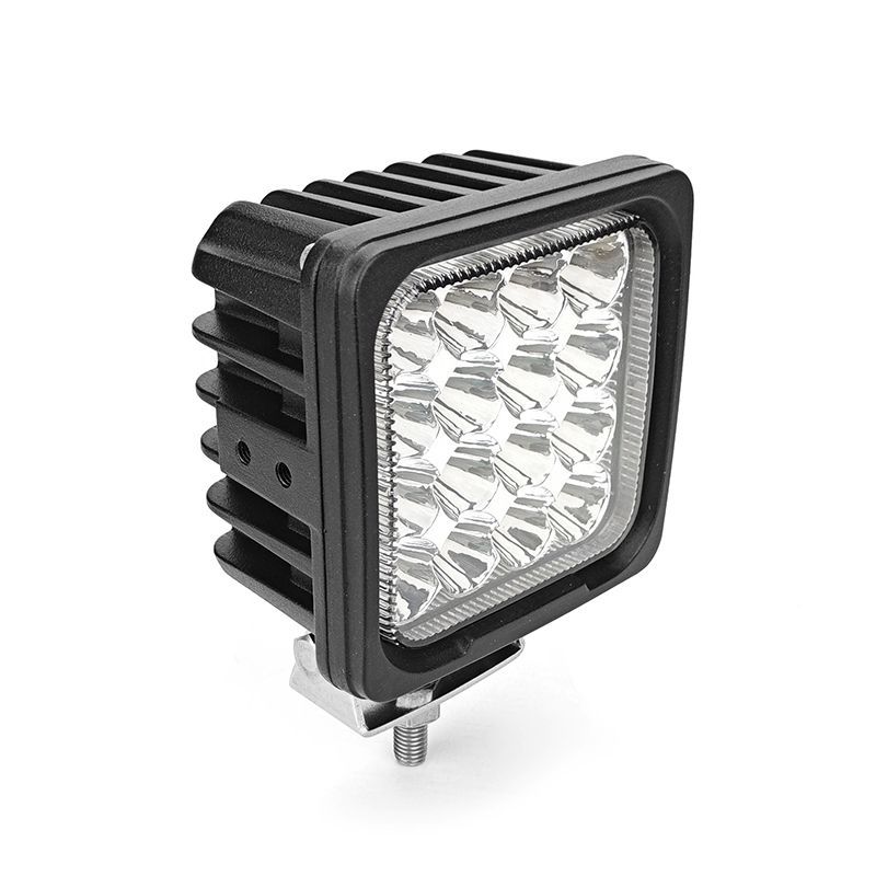 10-30V Professional Square 48W LED Work Light for Mining Machinery
