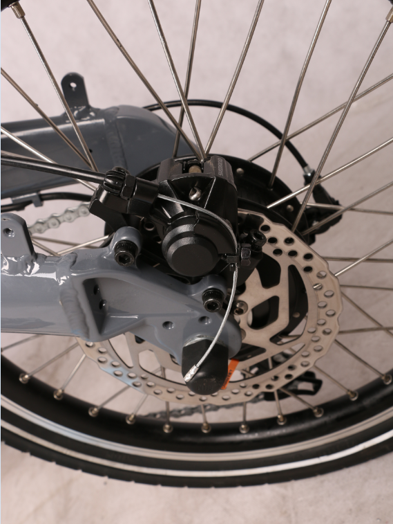 25 - 32KM/h Compact Folding Electric Bike 20 Inch With Front Rear Disc Brake