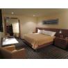 Buy cheap Budget Hotel Bedroom Furniture Laminated Cherry wood Double Bed with Headboard from wholesalers